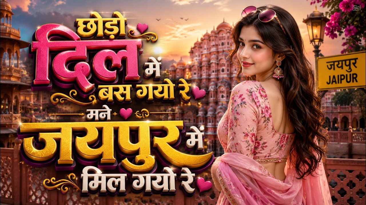 छोड़ो दिल में बस गयो रे मने जयपुर में मिल गयो रे | Rajasthani Love Song