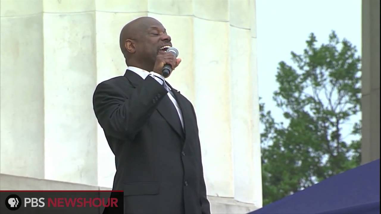 Reverend Wintley Phipps Sings at the 50th Anniversary of the March on Washington