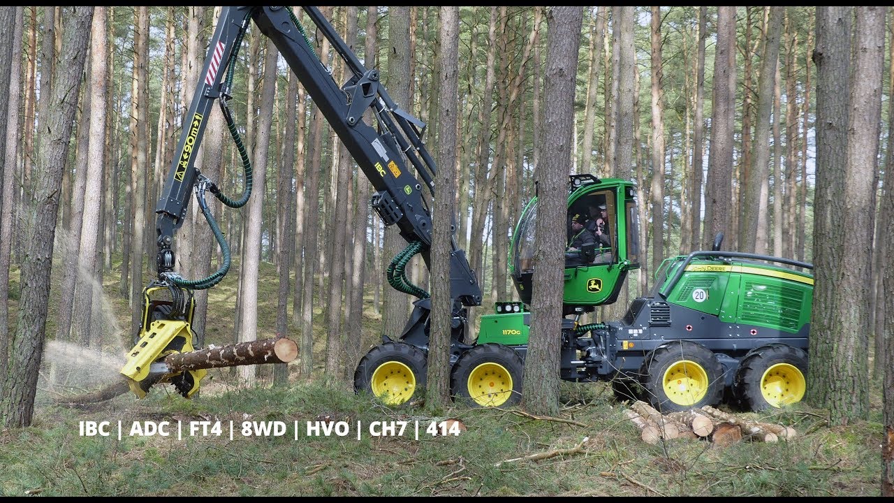 John Deere 1170G IBC - Demo with News in Germany
