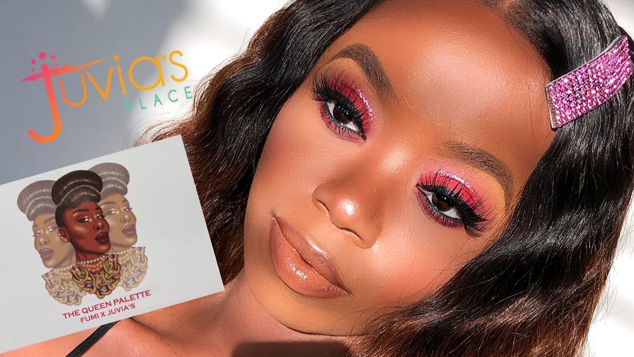 Juvia's Place x Fumi Red Smokey Eye Glitter Crease