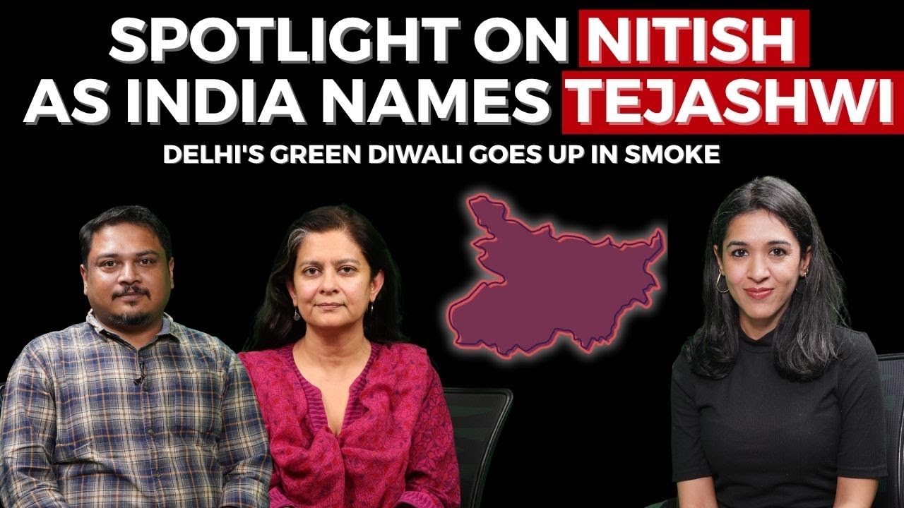Delhi's Green Diwali Goes Up in Smoke, Spotlight on Nitish as INDIA Names Tejashwi  | The Wire Wrap