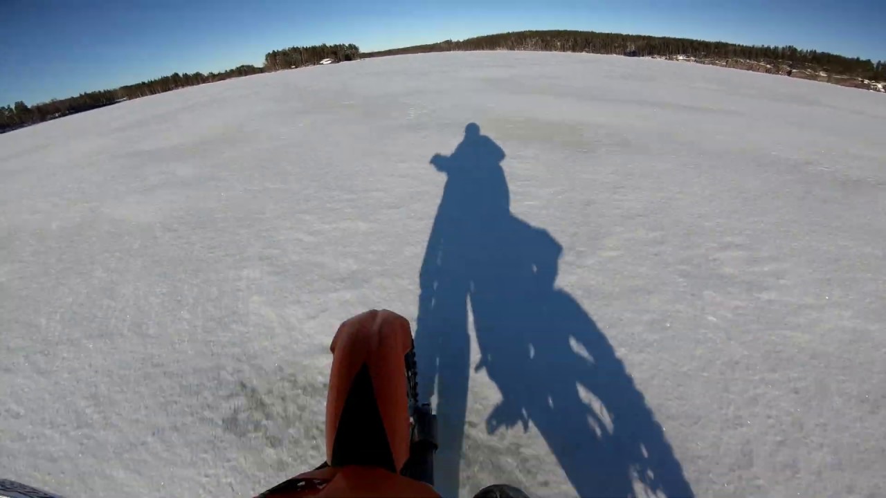 KTM SX125 - Riding on Ice