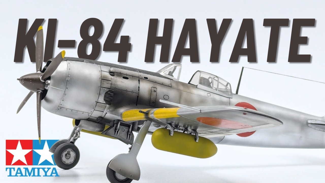 Tamiya Ki-84 Hayate 1/48. Полная сборка. #100PosseGB