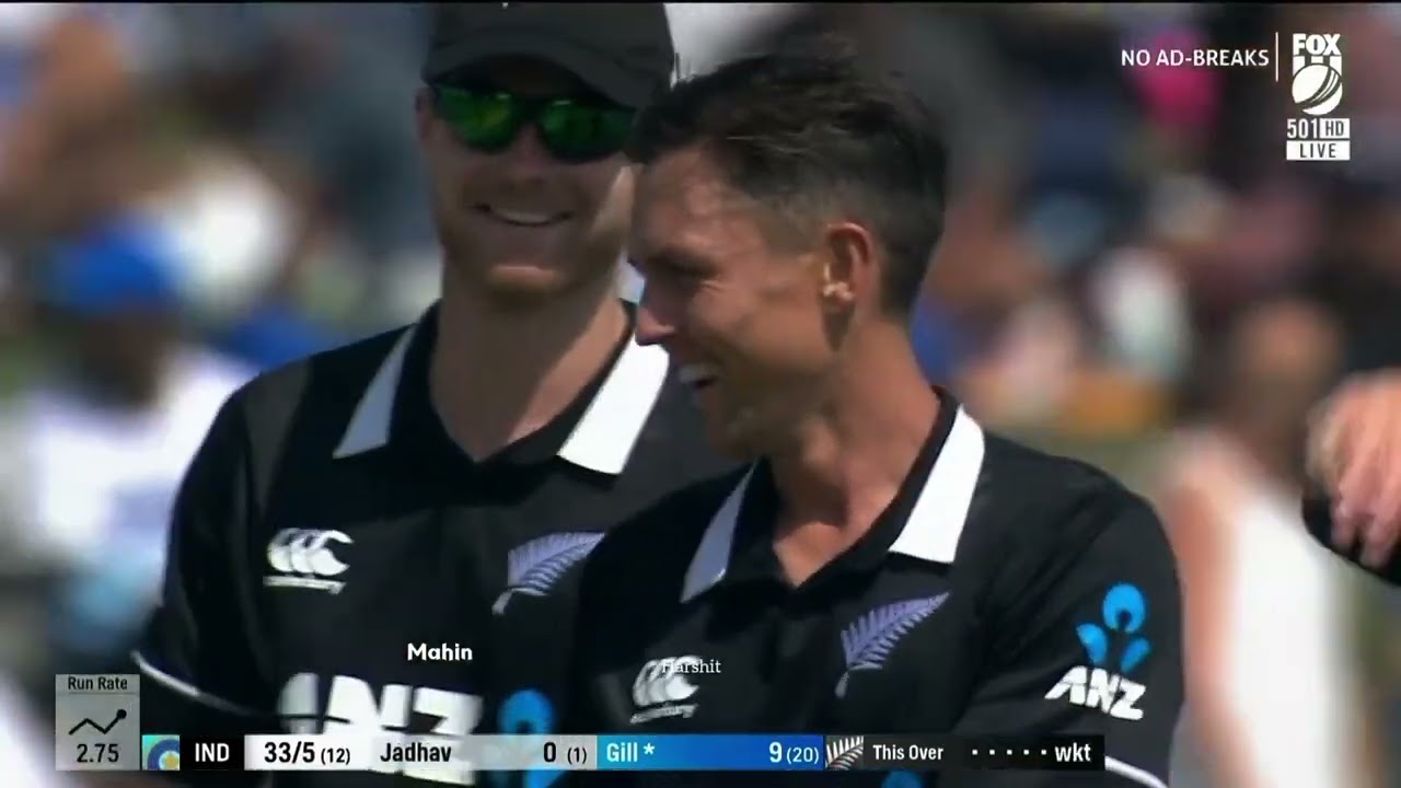 Trent boult 10-5-21 vs India 2019 4th odi Ball by Ball highlights.