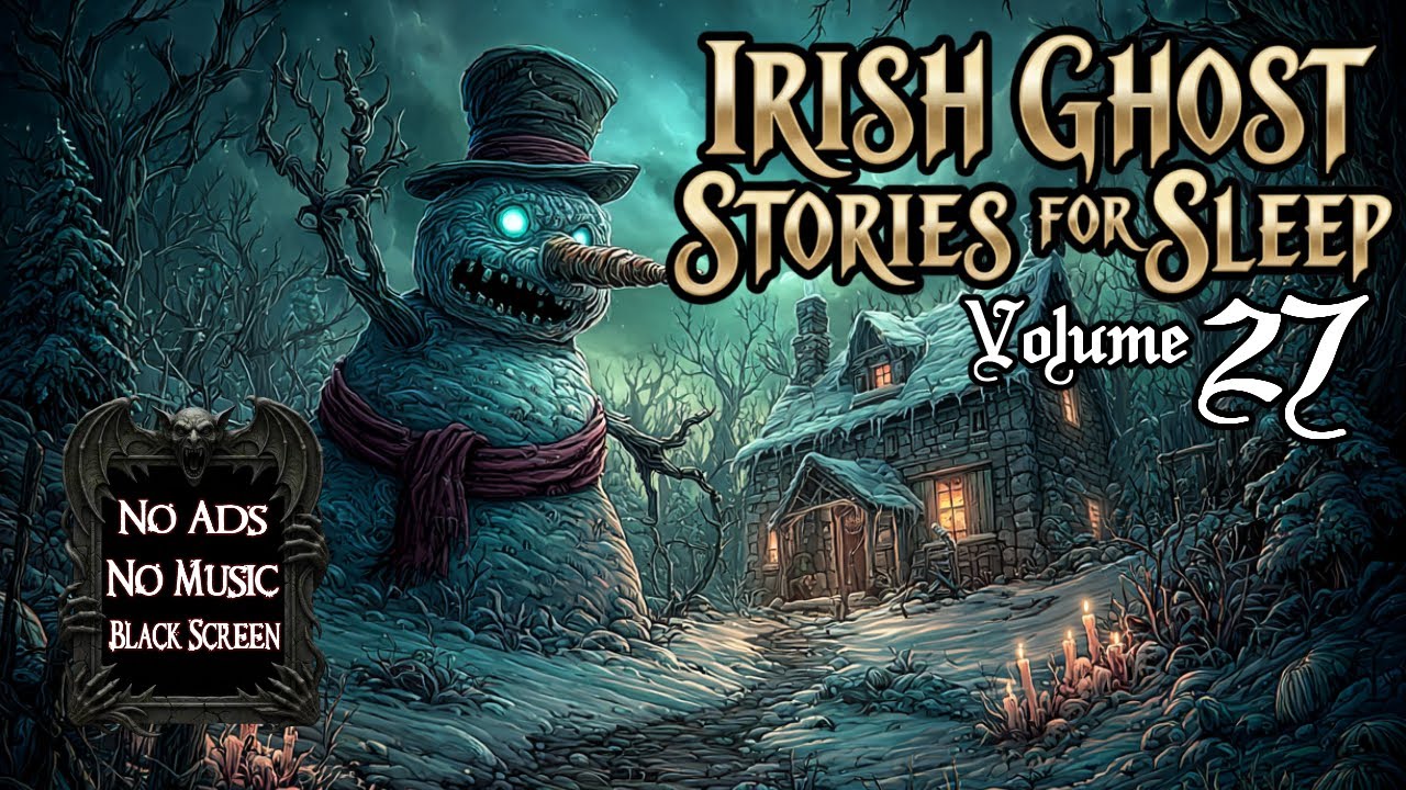 Irish Ghost Stories for Sleep - Vol. 27 (No Ads, No Music) 👻 Christmas Ghost Stories