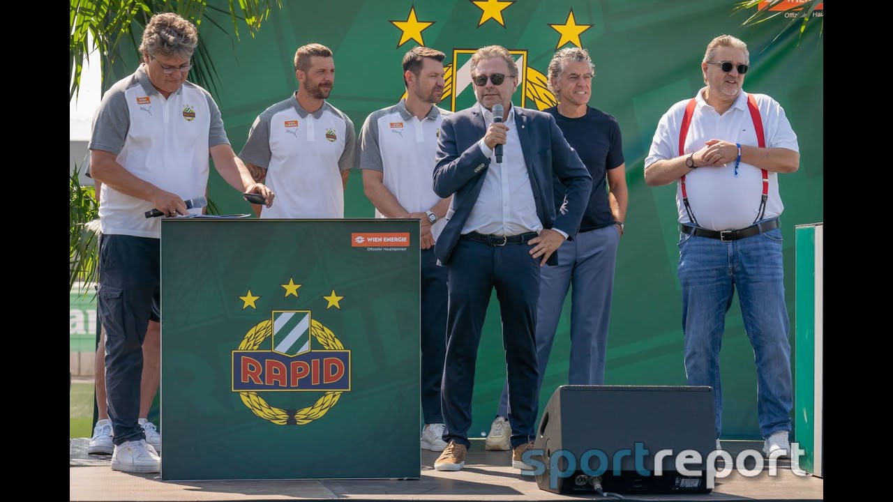 Die Eröffnung des Körner Trainingszentrum von SK Rapid Wien