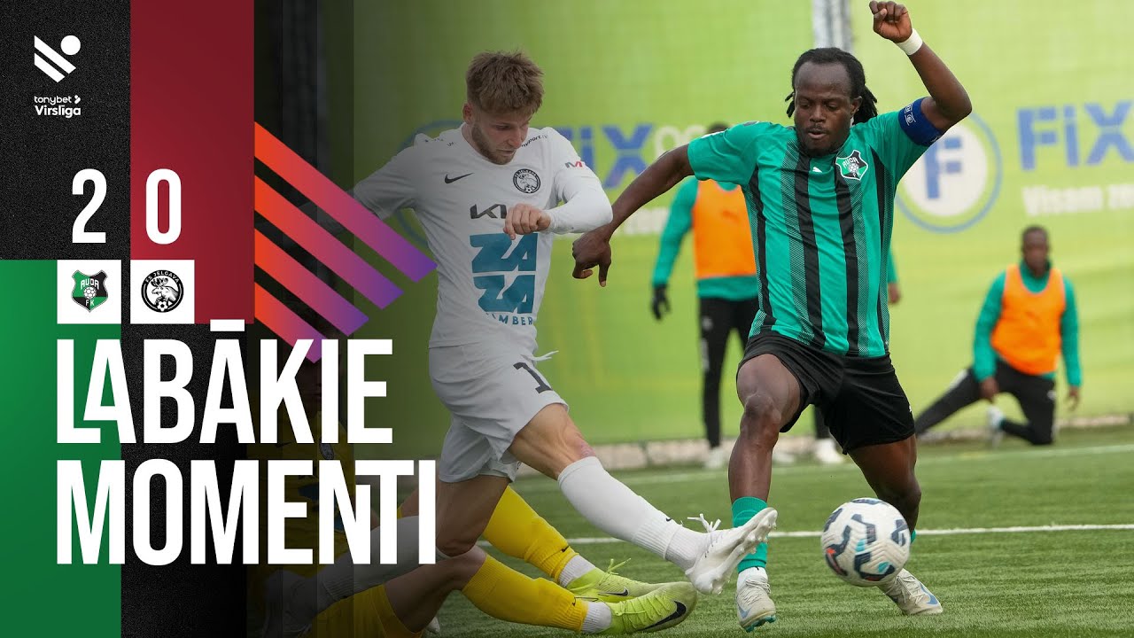 4. kārta: FK Auda 2:0 FS Jelgava (Labākie momenti)