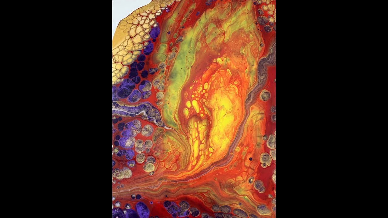 Alive Inside Commission -  Fluid Acrylic Triptych ~ ALIVE Dirty Pour | Balloon Rolls