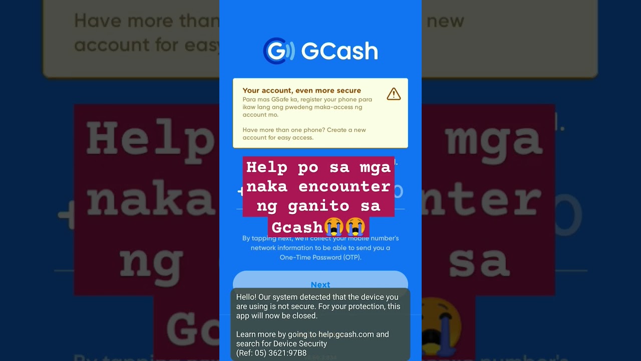 HELP!!! GCASH KO HINDI NA MAOPEN INGAT PO TAYO SAYANG MAY LAMAN PO😭