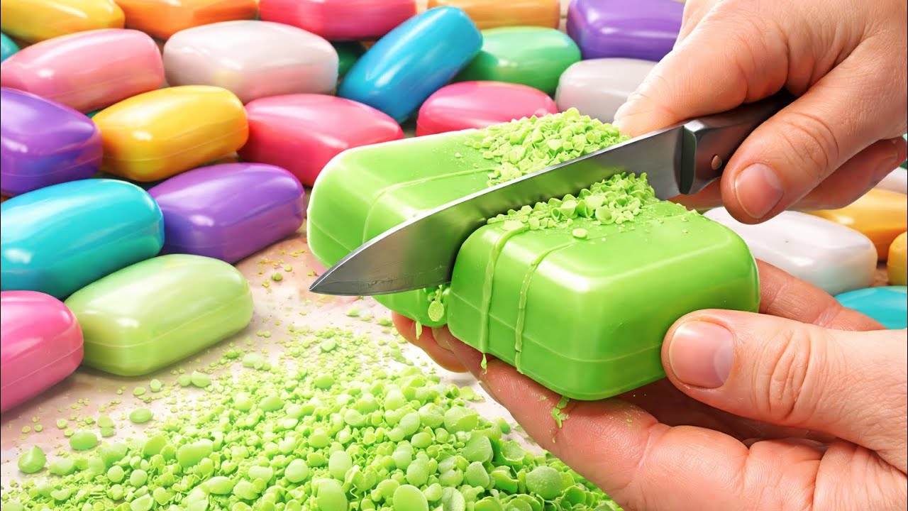 Perfectly Clean Soap Cuts | Deeply Satisfying ASMR