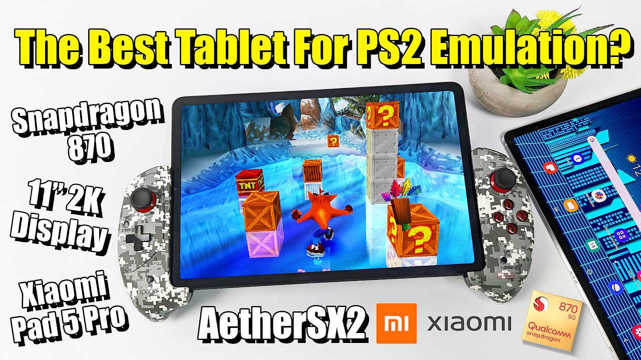 The Best Android Tablet For PS2 Emulation! Xiaomi Pad 5 Pro+AetherSX2=Awesome！