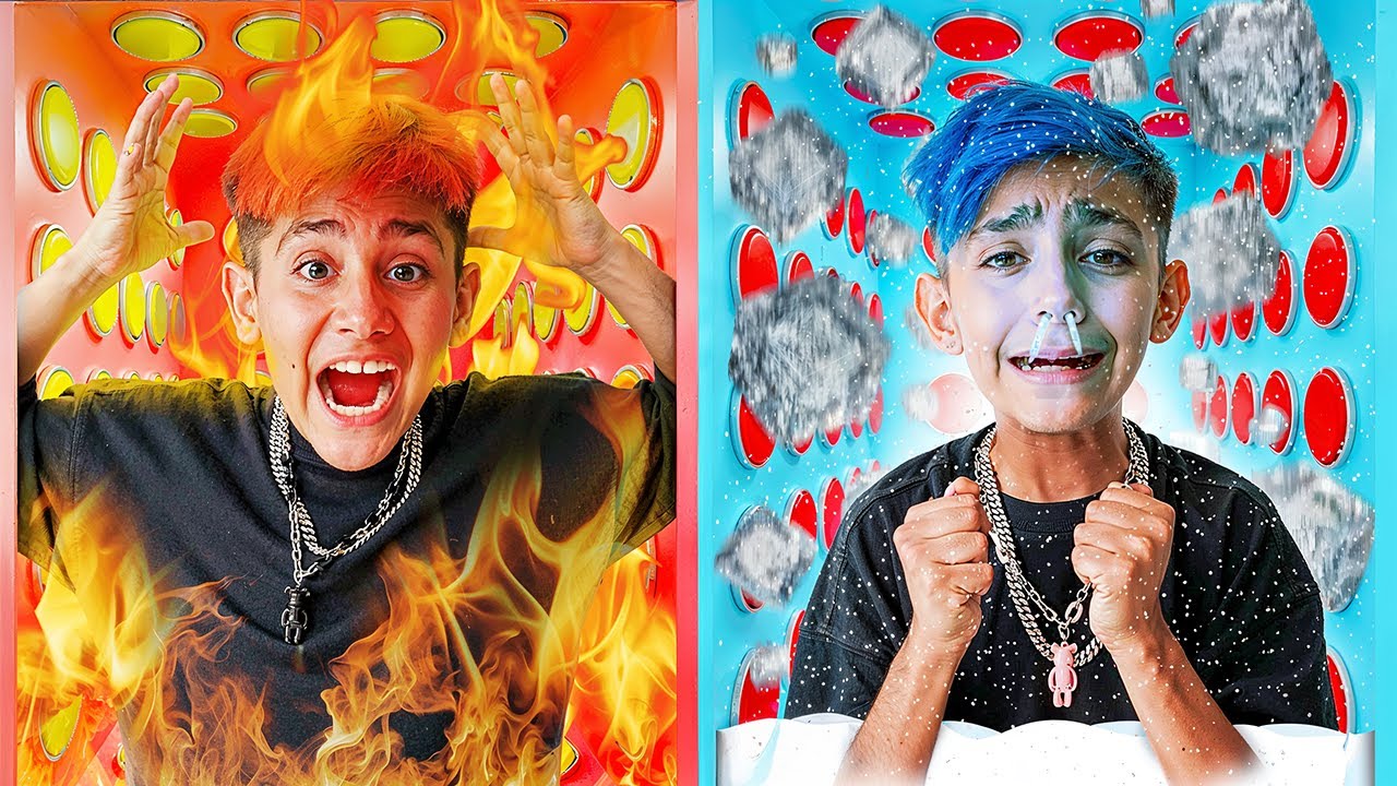 100 BOTONES MISTERIOSOS CALIENTE VS FRIO !!! Los Mateos.