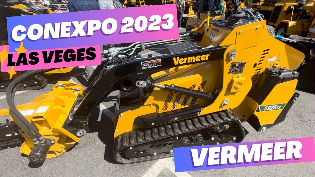 VERMEER BOOTH CONEXPO 2023  -  VERMEER 925XT CTX160 CTX100