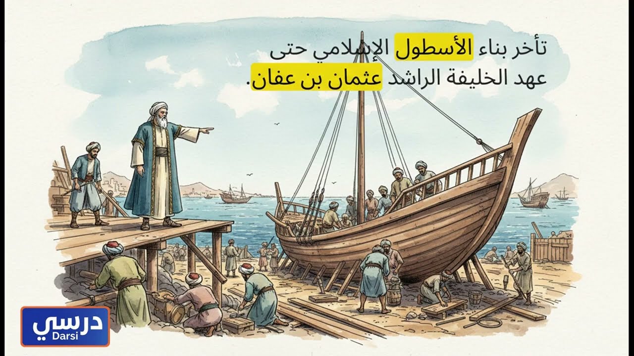 24 - مظاهر الحضارة العربية الإسلامية: الجانب السياسي -مادة التاريخ الاسلامي صف ١١ ادبي الكورس الثاني