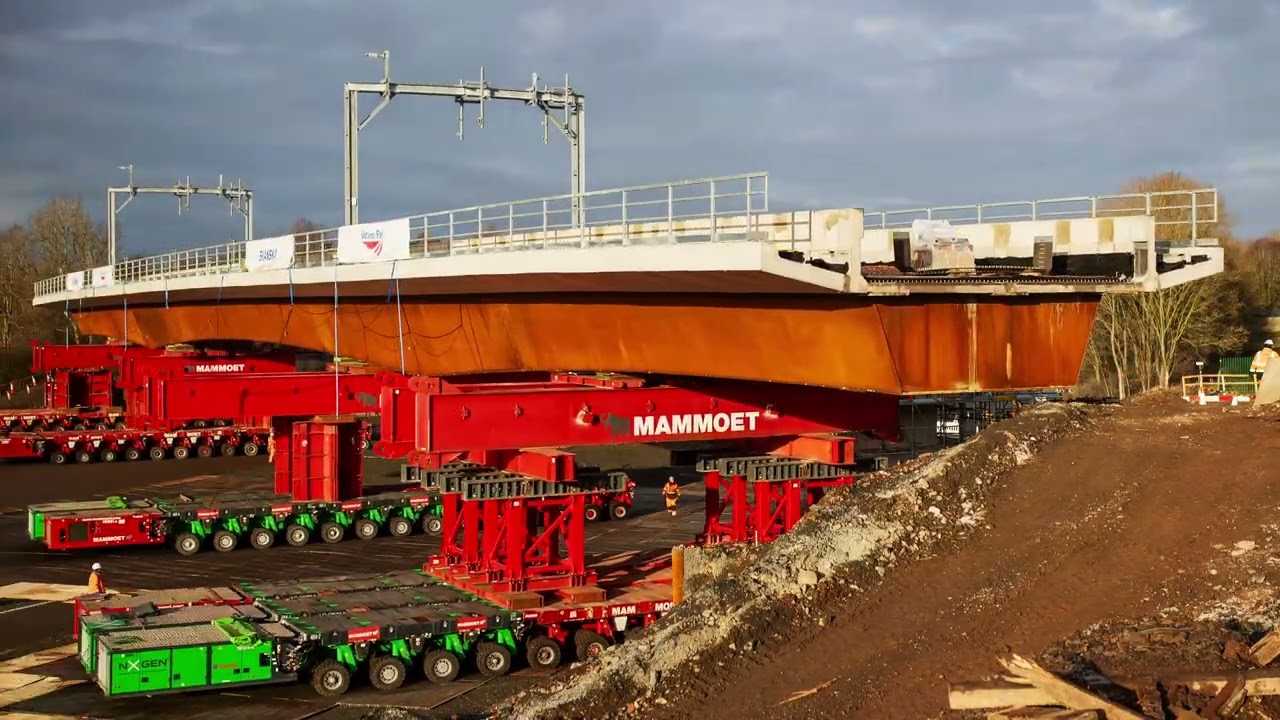 Timelapse footage of new Clifton Bridge installation