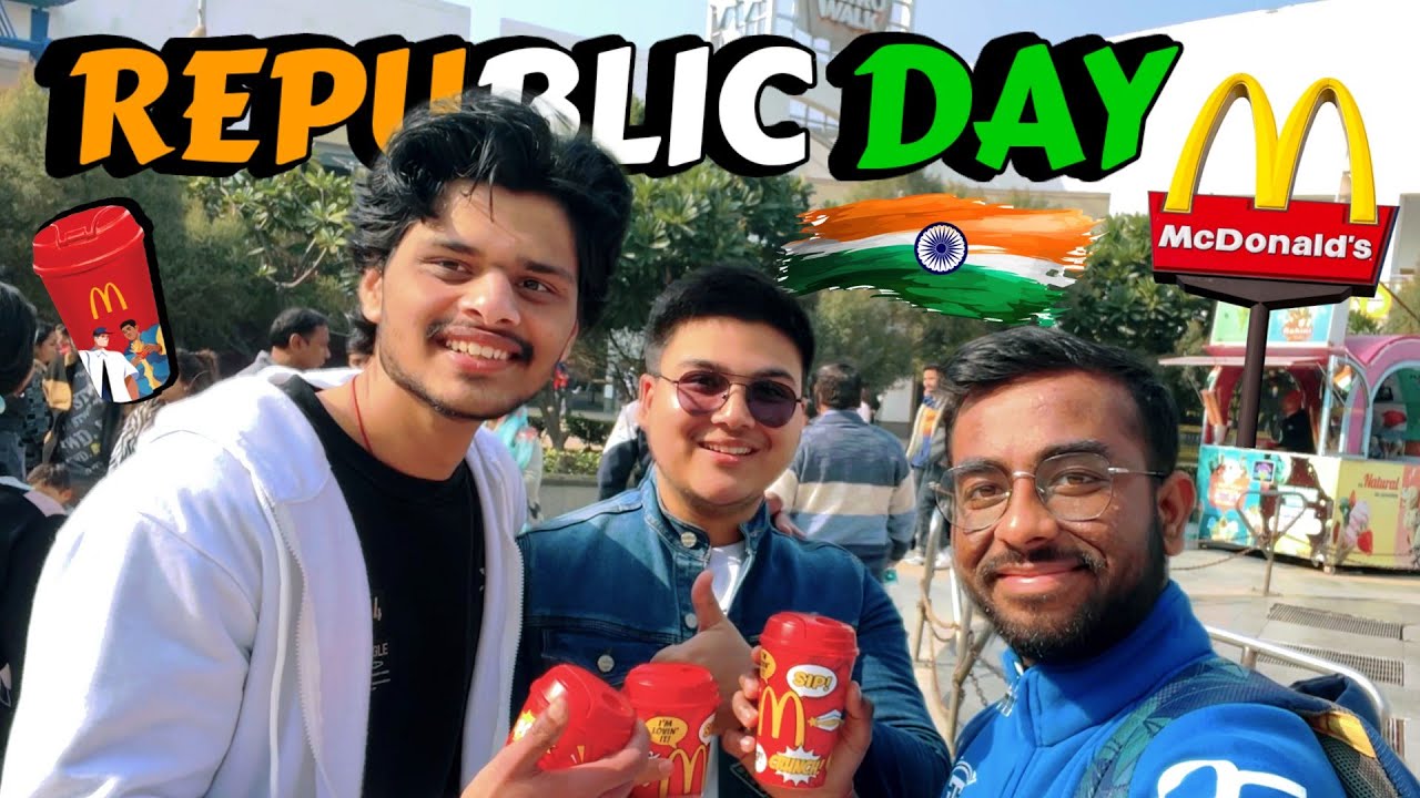 We Got McDonald's Limited Edition SIPPER on 26th January Republic Day 🇮🇳