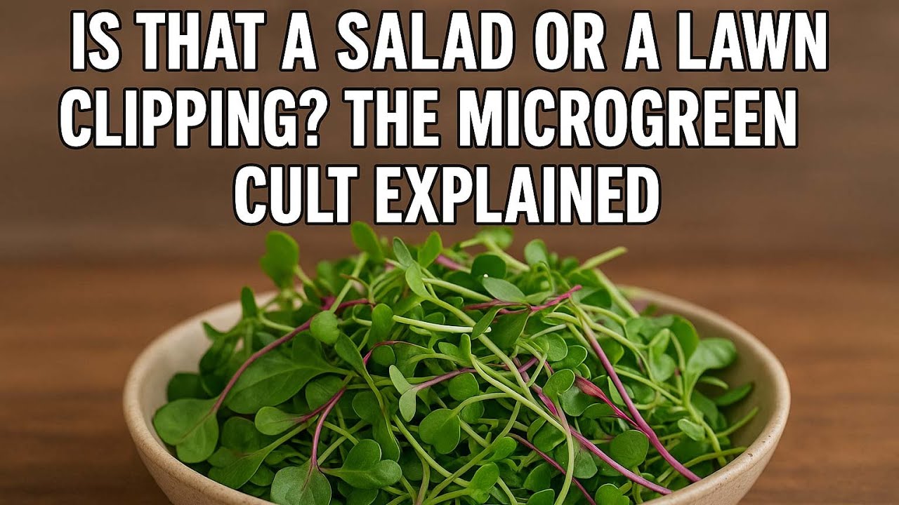 $6 for Grass Trimmings? The Microgreen Industry Wants You Broke and Crunchy