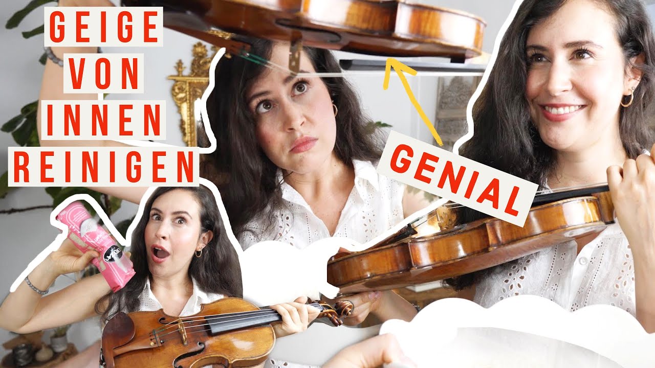 Geige von Innen reinigen | Verrückter & Genialer Trick