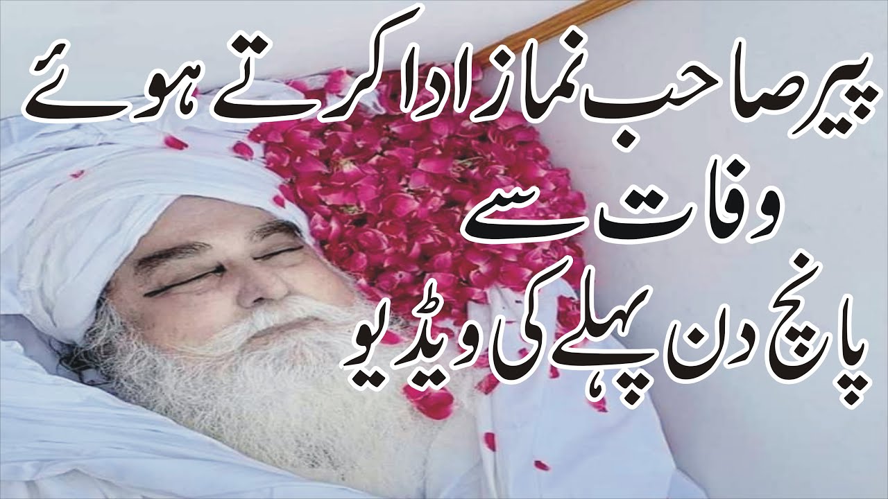 peer kabir ali shah namaz ada krte huve 5 day old video  in 2020