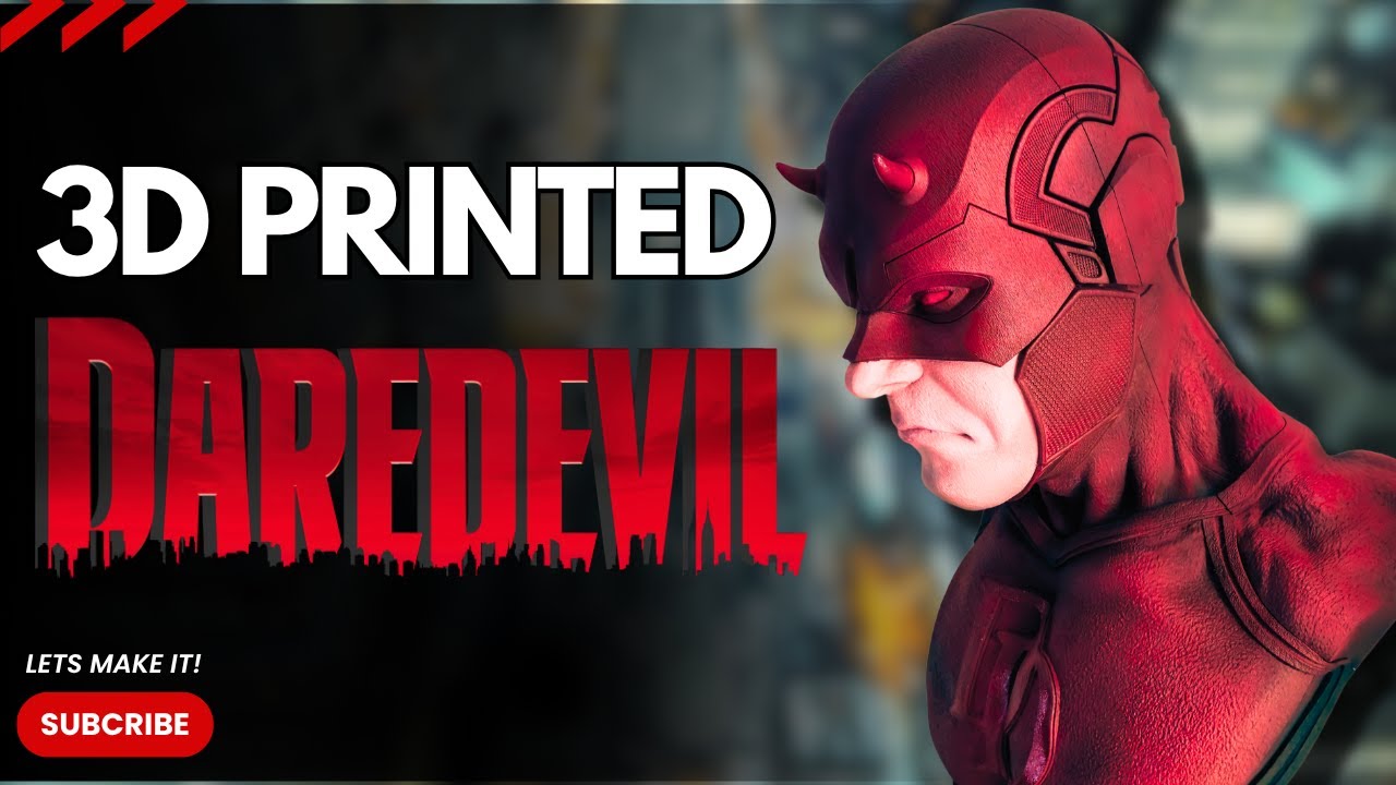 Can I Do Daredevil Justice? Lets Make Daredevil Using 3D Printing