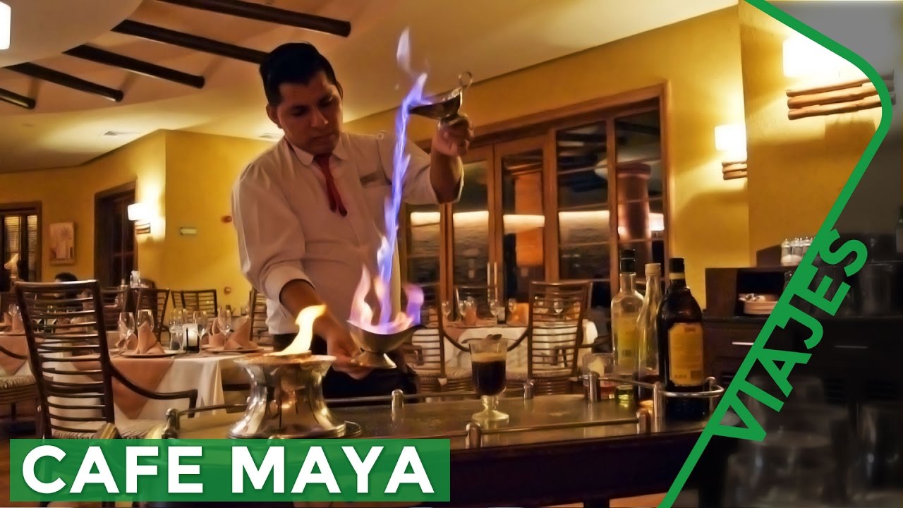 Café Flameado como prepararlo con la receta del Barceló Maya Palace