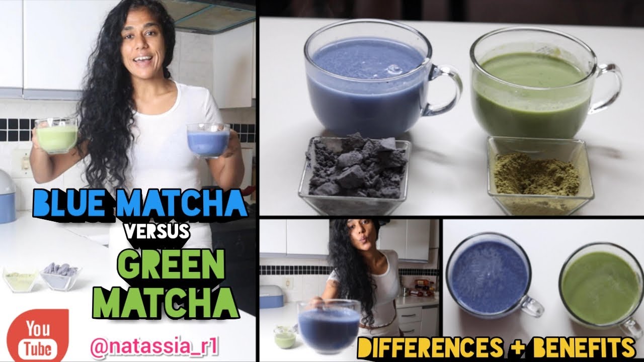 Blue Matcha versus Green Matcha | 4 Health Benefits | Blue Butterfly Pea Powder | natassia_r1
