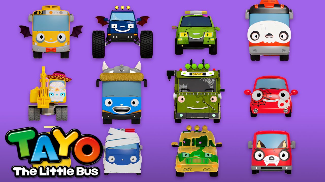 2025 Tayo Halloween Songs Compilation🎃 | Rescue Team Songs for Kids | Tayo the Little Bus
