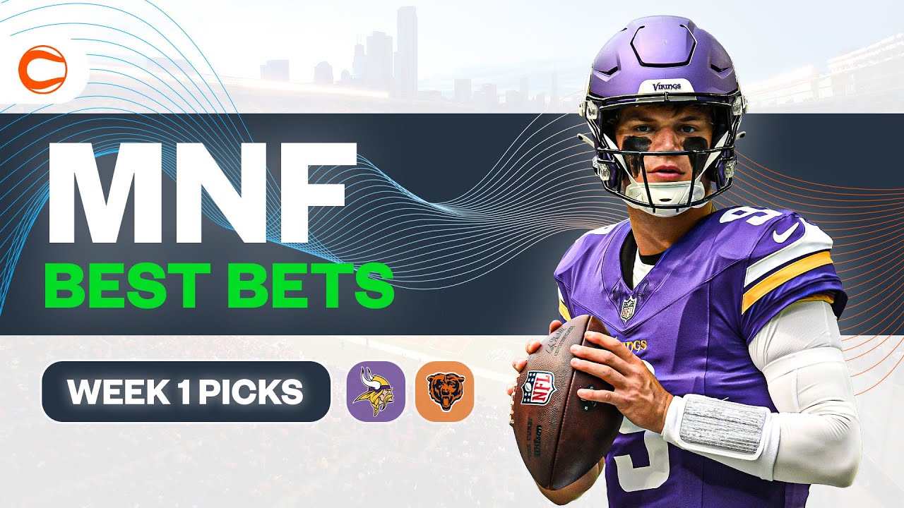 5 BEST VIKINGS VS BEARS PICKS & PREDICTIONS MNF WEEK 1!