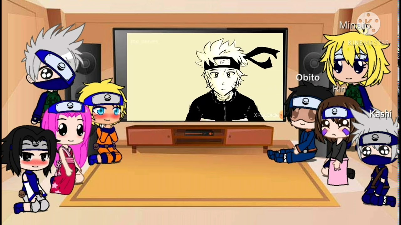 Equipos Minato y Kakashi reaccionan (especial 5,6k suscriptores) (con mi voz) (sasunaru) (bad eng)