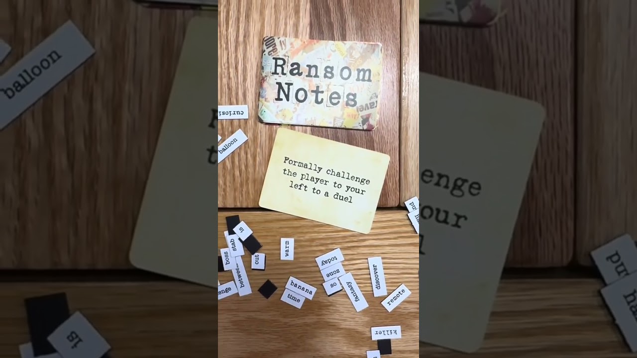 This one's for your Ransom Notes besties ✌🏻 #ransomnotes #boardgames #bestie #gamenight