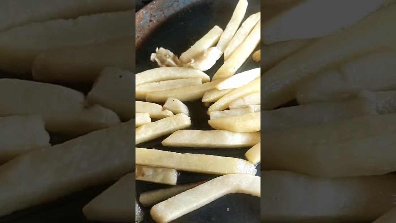 Chicken sausage & french fries