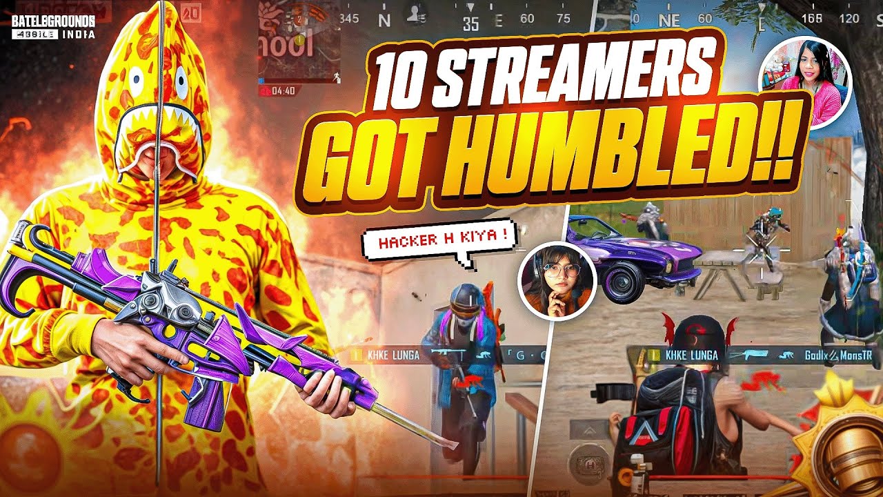 Roxon Vs 10 Streamer’s🔥 Pro Conqueror Streamers Got Humbled After This‼️Fastest Clutches Ever😱| BGMI