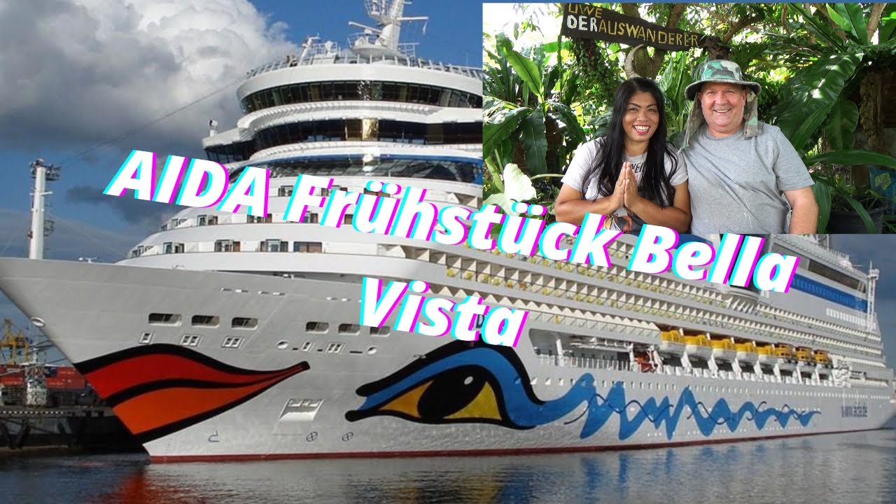 AIDA. Frühstück im Bella Vista Restaurant . Super schöner Ausblick und sehr reichliche Auswahl.😊