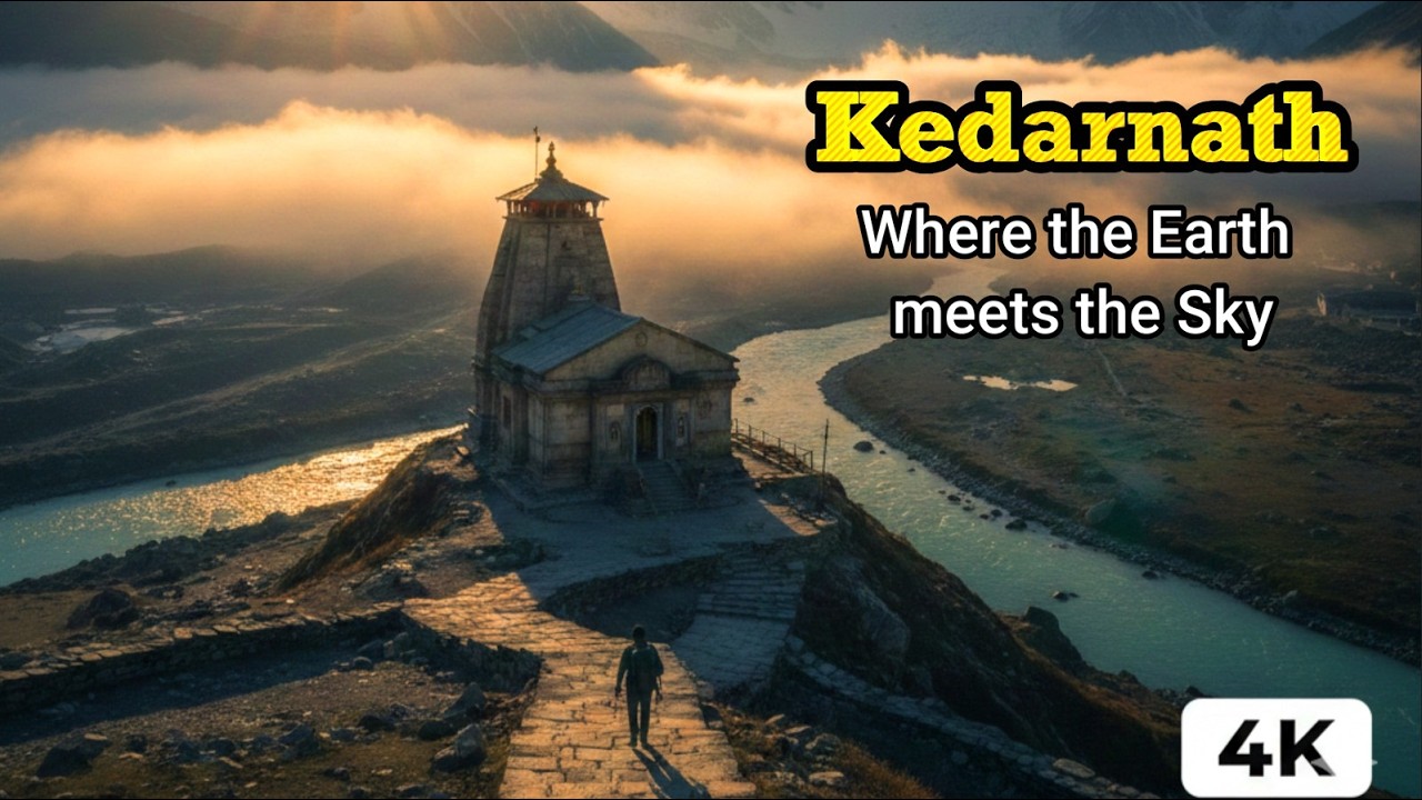 Kedarnath: Where the Earth meets the Sky 🏔️ (4K)