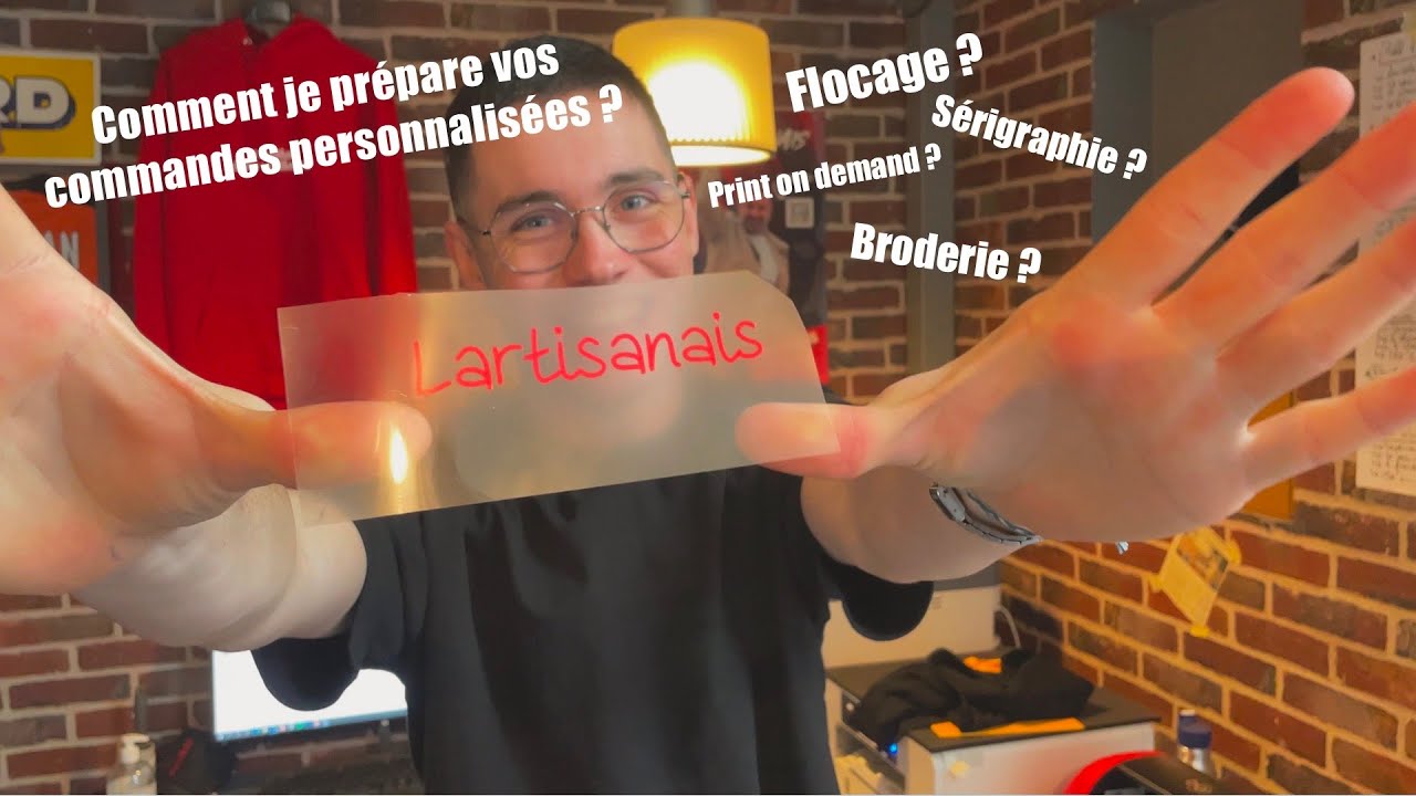 Comment je prépare vos commandes personnalisées?✨👕🎁