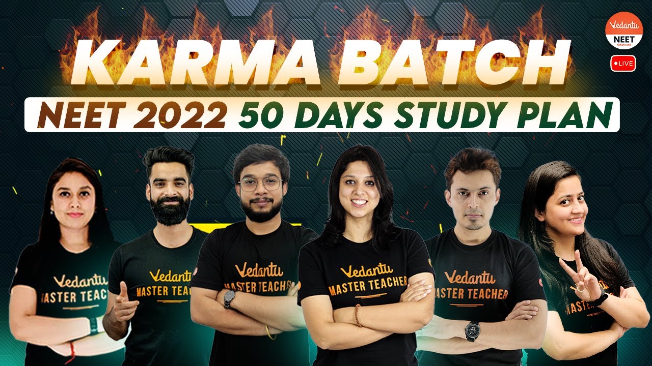 Karma Batch - NEET 2022 50 Days Study Plan | Round Table Discussion With Vedantu Master Teachers