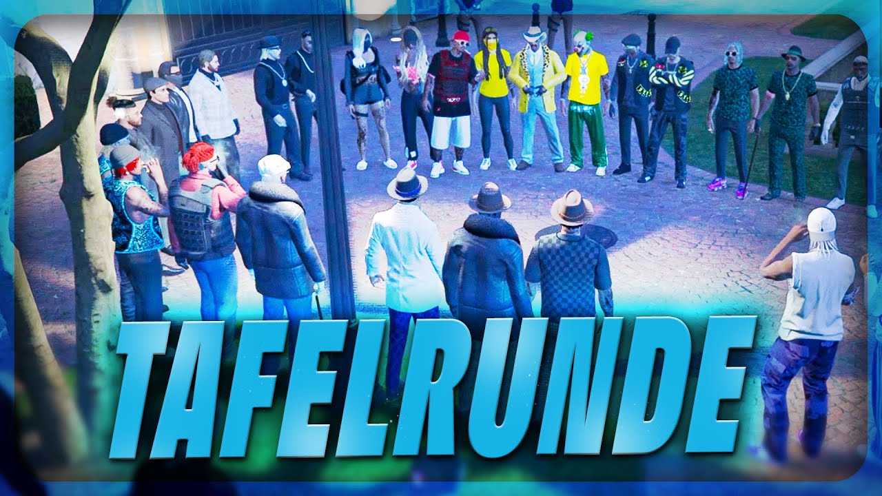 XXL TAFELRUNDE OG x CALI? 👀 • GTA RP • AbuGoku9999