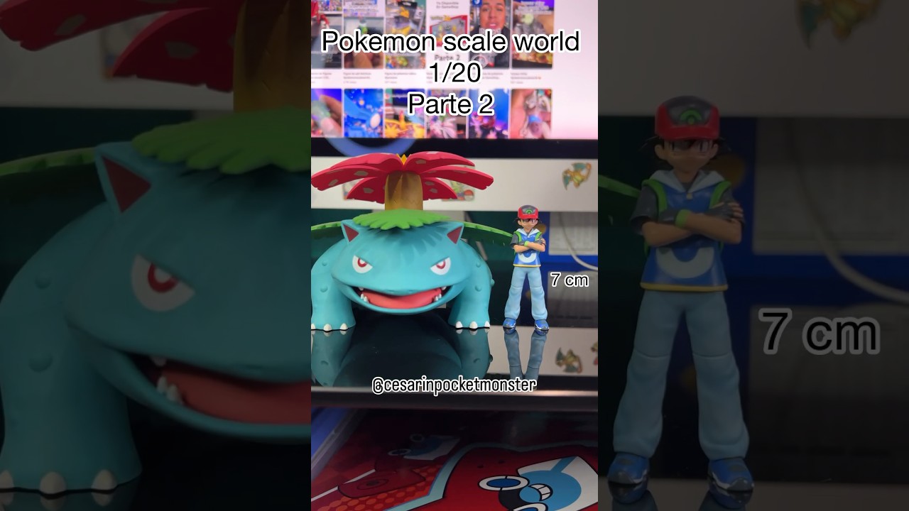 Comparaci&oacute;n de figuras pokemon scale world 1/20 parte 2 🔥🔥