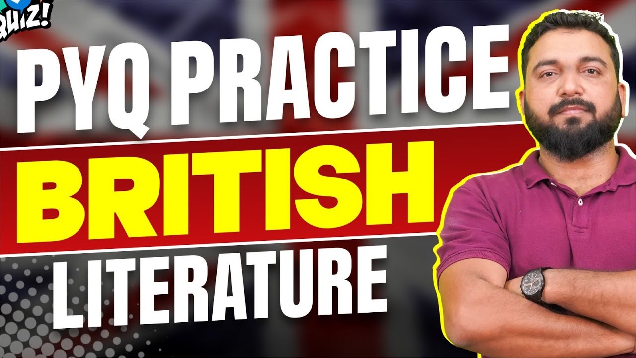 British History Literature Quiz | LIVE with Vineet Pandey | UGC NET English Literature Preparation