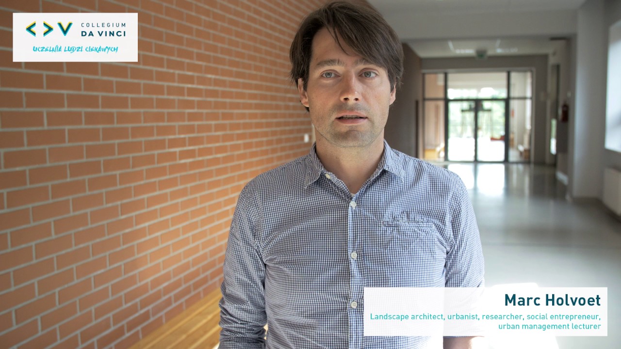 Dlaczego warto studiować urban management w CDV - Marc Holvoet