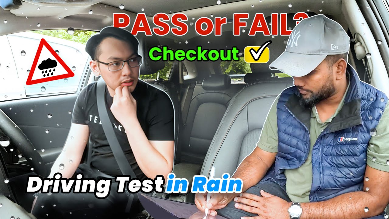 Pass or Fail, Checkout! Mock Driving Test | Rainy Condition