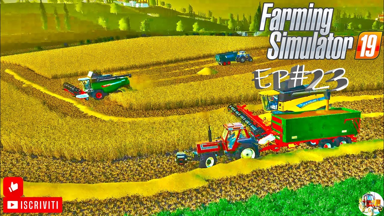 FS19 EP#23 VENDITA PAGLIA E VENDITA DEI CAVALLI map italia FS19 ITA FARMING SIMULATOR 19 ITA #sten84