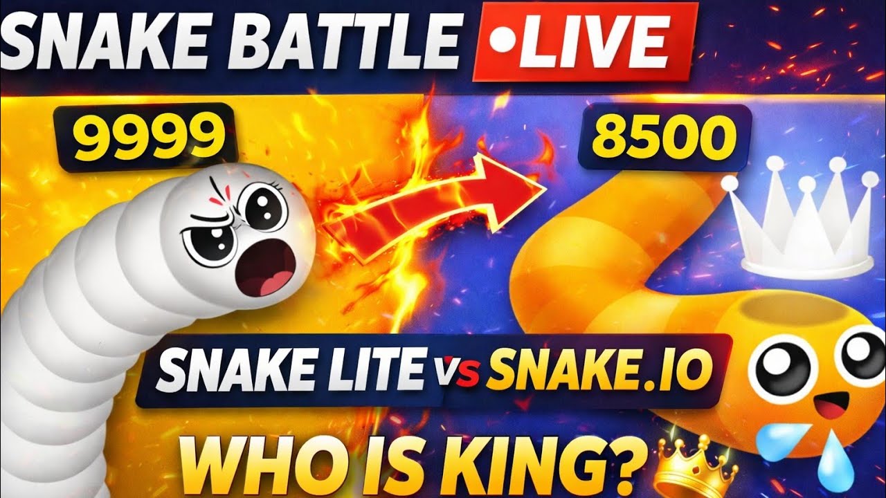 Live Snake 🐍 Game – Real Snake Action! 🕹️🔥