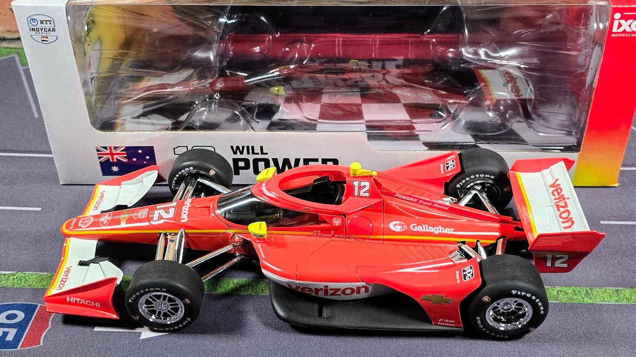 REVIEW: IXO Models 2025 Will Power Verizon 1:18 Indycar Die-cast 