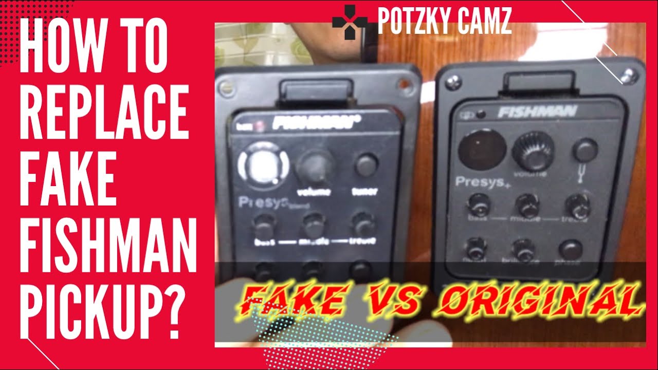 How To Replace Fishman Pickup? #FakevsOriginal #DIY