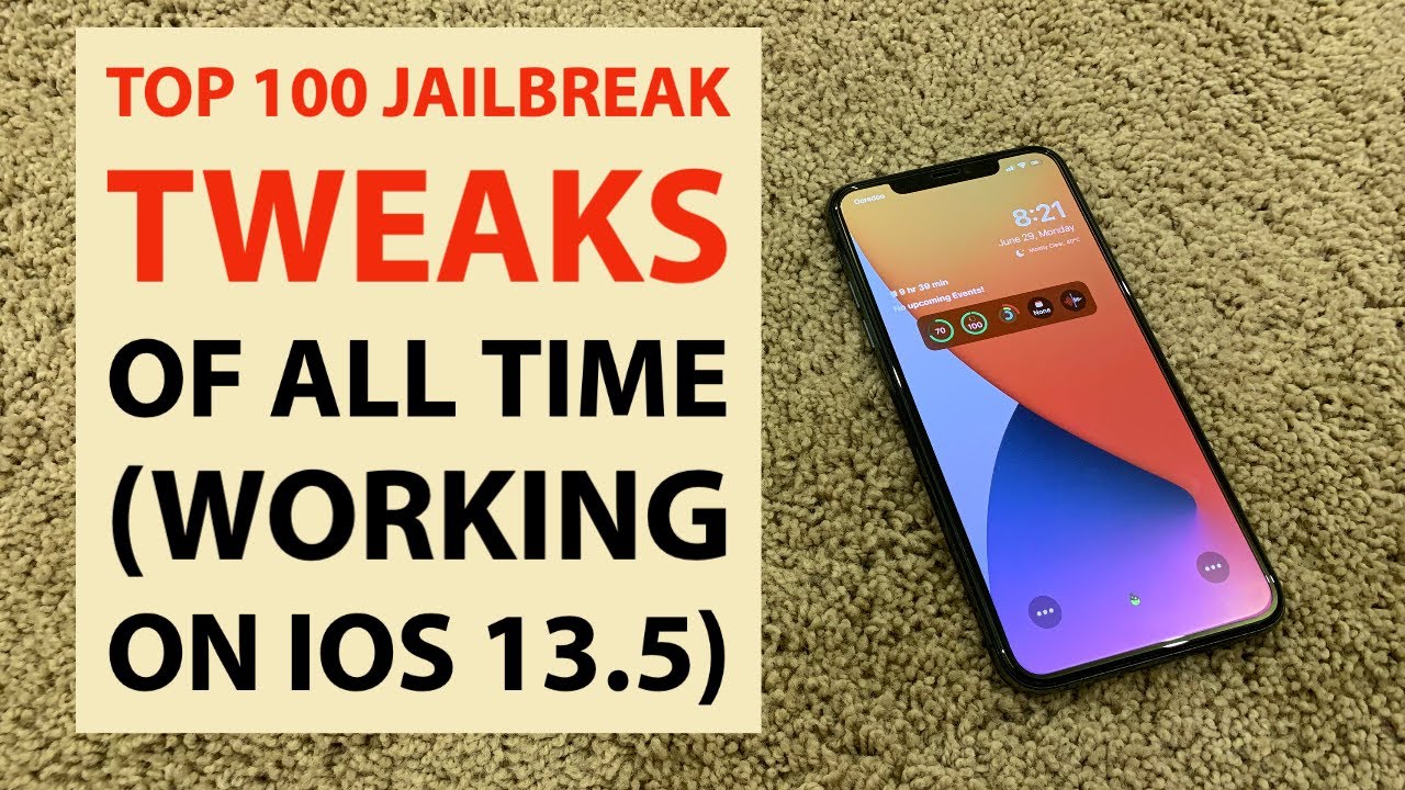 Top 100 jailbreak tweaks of all time (working on iOS 13.5)