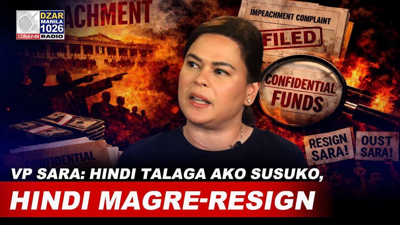VP Sara sa mga atake sa kaniya: 'Di talaga ako susuko—'di ako aalis kung saan ako nilagay ng mga tao