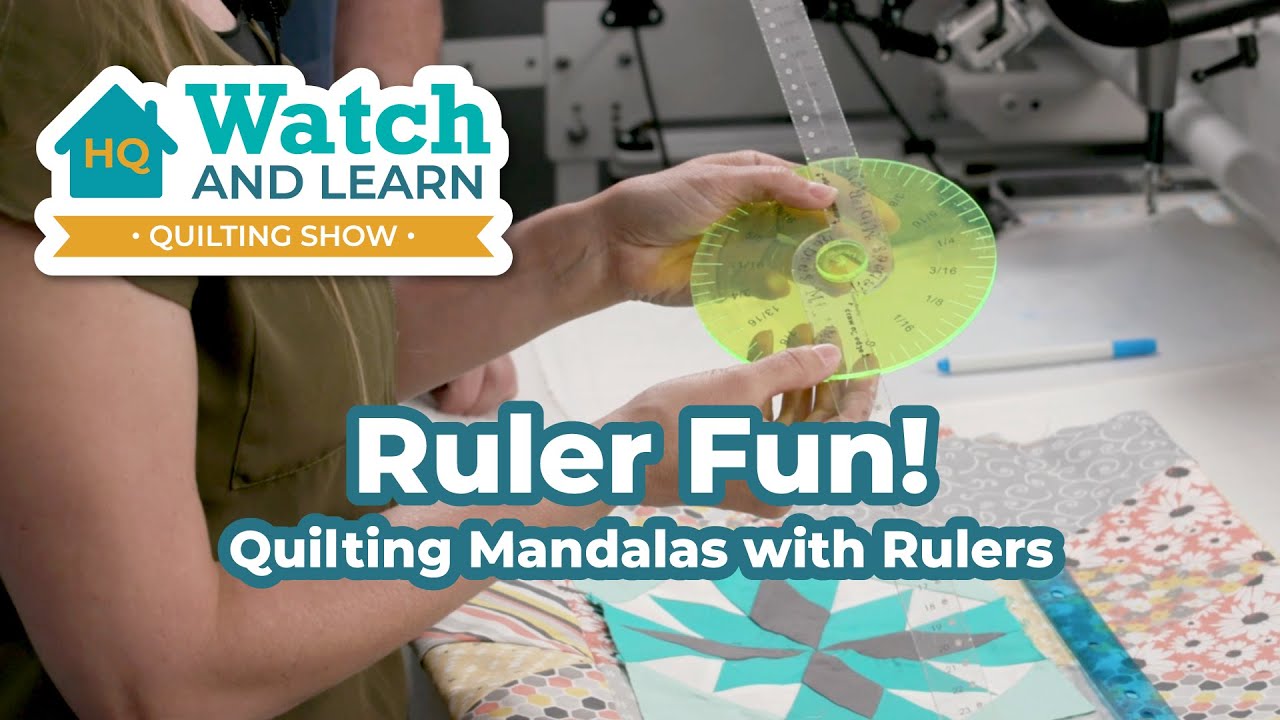 How to Quilt Mandalas with Rulers on your Longarm (Beginner Friendly)