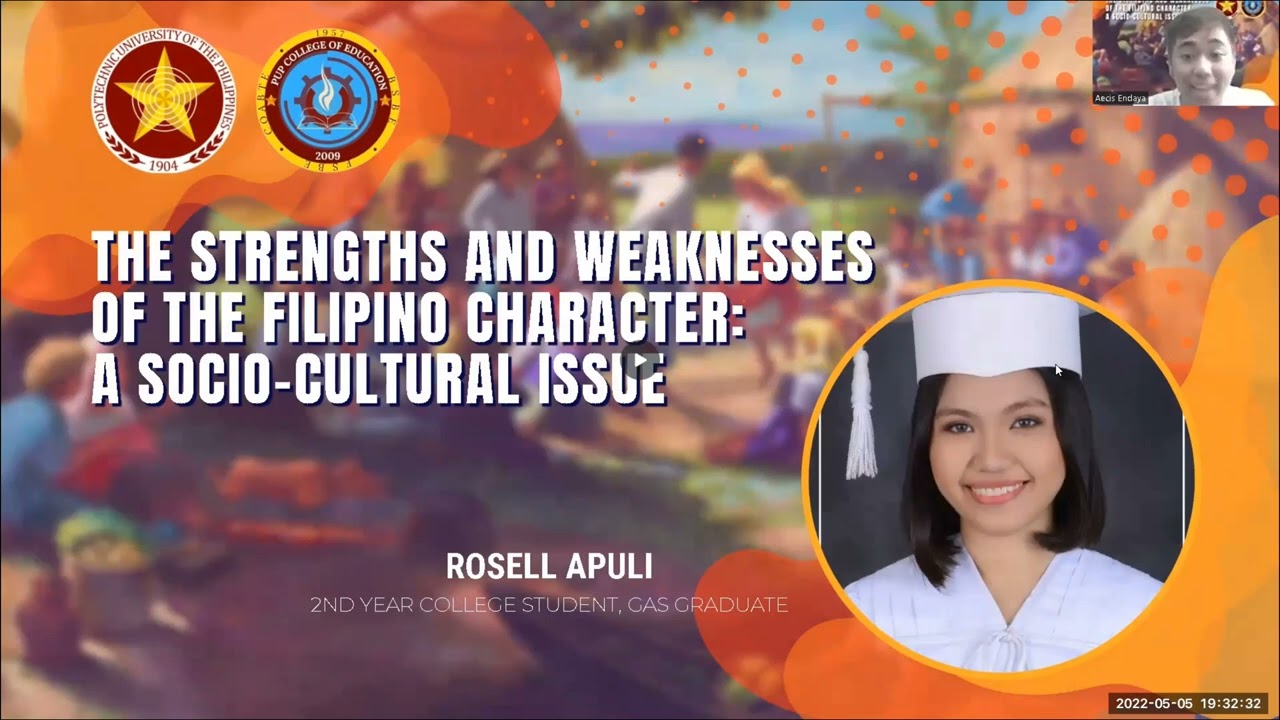 TCSCOL LESSON 4 – The Strengths and Weaknesses of the Filipino Character: A Socio-Cultural Issue