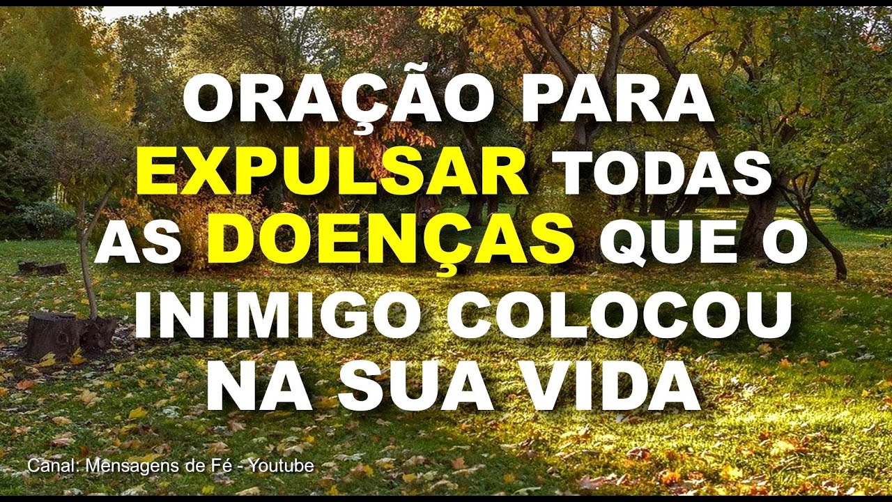 Ora&ccedil;&atilde;o Milagrosa para eliminar todas as doen&ccedil;as do inimigo que est&atilde;o atacando a sua vida